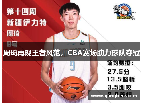 周琦再现王者风范，CBA赛场助力球队夺冠